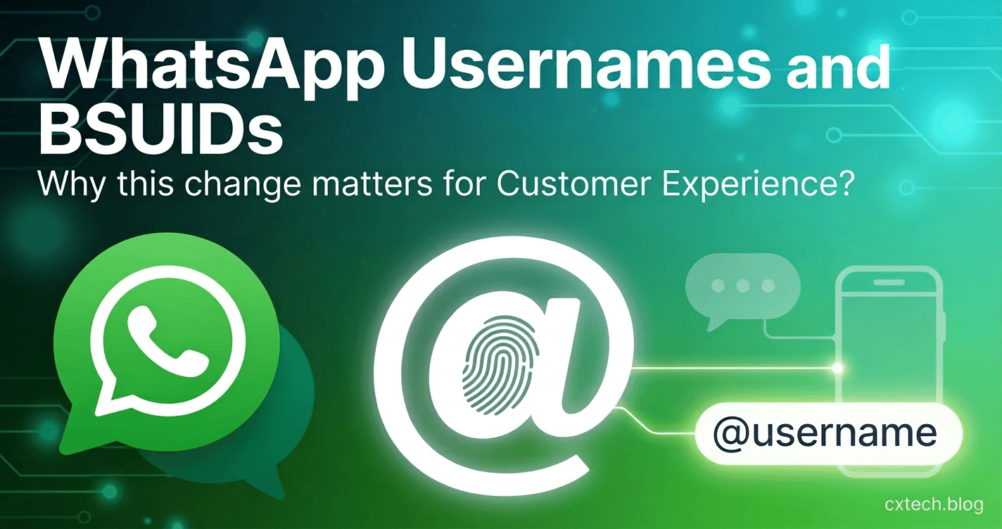 WhatsApp Usernames and BSUIDs: Why this change matters for Customer Experience?
